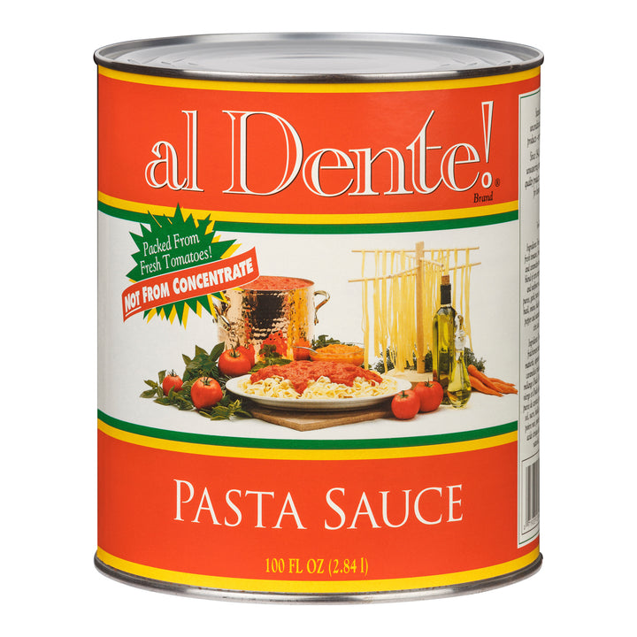 Sauce pour pâtes Ultra Premium - 6 x 100 oz - Al Dente - Ingrédients pour restaurants et services de restauration - Distribution canadienne