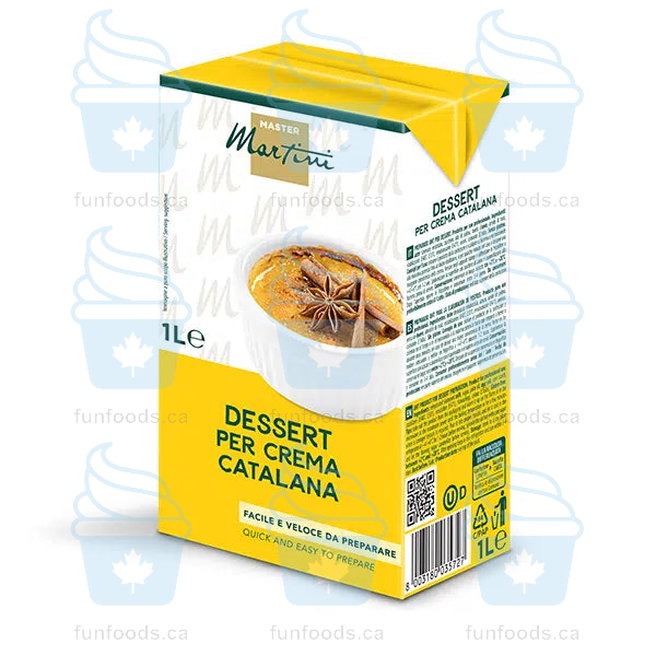 Crema Catalana Dessert Base - 1 L Brik - Case of 12 - Canadian Distributor