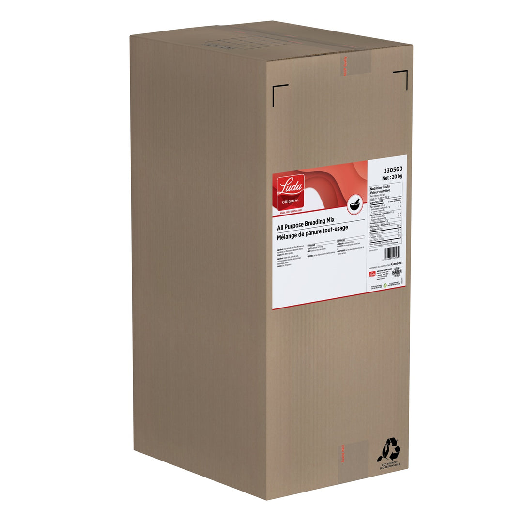 All Purpose Breading Mix - 1 X 20 kg Carton - Luda Foods - Prepared in Canada