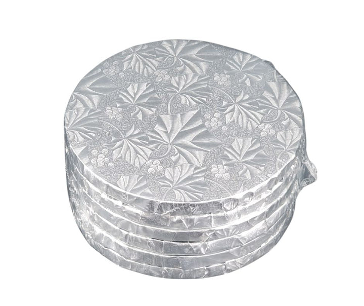 Enjay - Cake Board - Round - Silver - 6x1/2