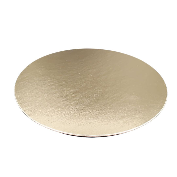 Enjay - Feuilles de coquille Saint-Jacques - 25,4 cm (10 po) - Rondes - Or clair/Argent - Épaisseur de 0,070 po