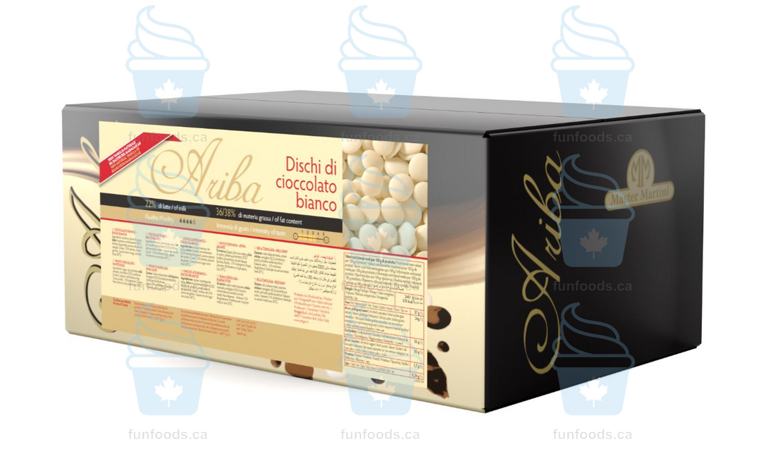 Disques Ariba Bianco (Blancs) - Boîte de 10 KG - Master Martini Canada