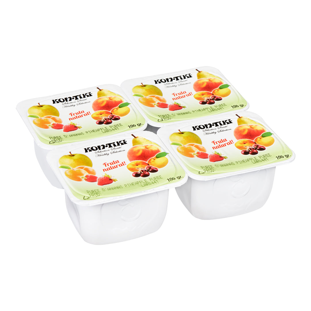 Puree Pineapple - 48 x 100 mL - Kontiki - Restaurant and Foodservice Ingredients - Canadian Distribution