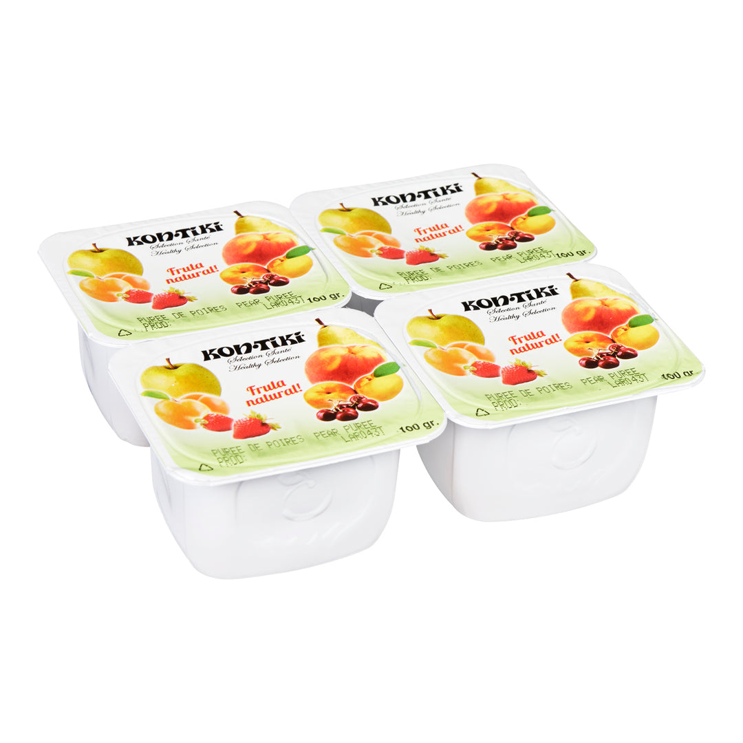 Puree Pear - 48 x 100 mL - Kontiki - Restaurant and Foodservice Ingredients - Canadian Distribution