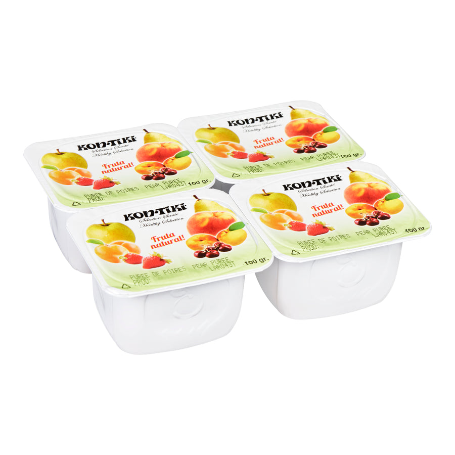 Puree Pear - 48 x 100 mL - Kontiki - Restaurant and Foodservice Ingredients - Canadian Distribution