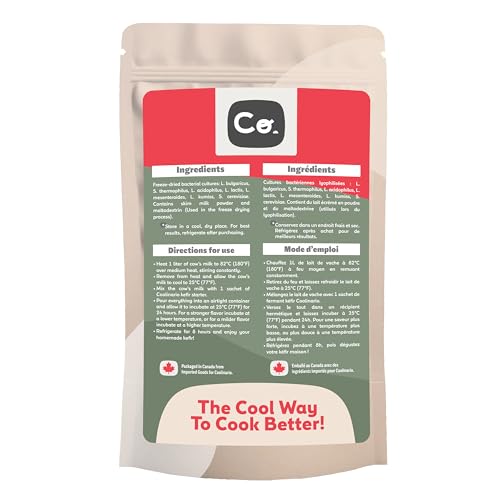 Product packaging with 'Co.' branding and text on a beige background