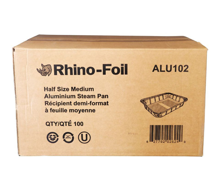 Rhino-Foil - Moyen format demi-taille - Plaque à vapeur en aluminium
