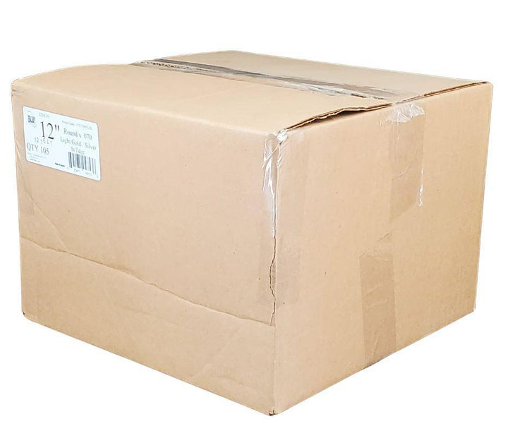 Enjay - Scallop Sheets - 12" - Round - Light Gold/Silver - 0.070 thick