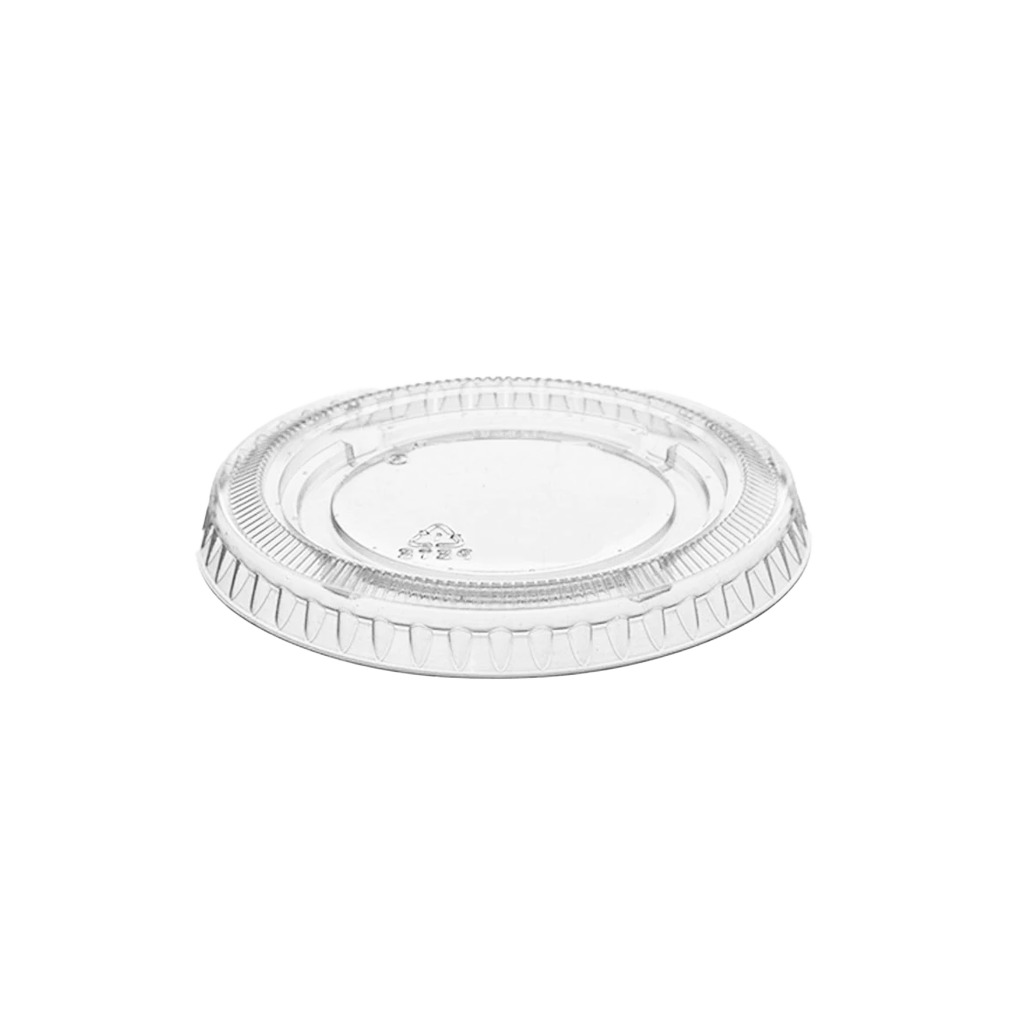 PLA Portion Cup Lids Compostable