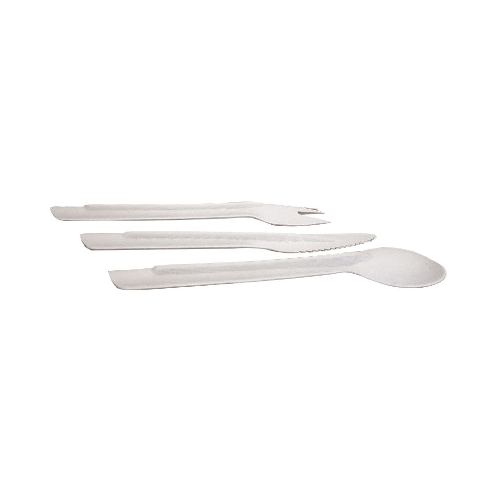 6.25" Bagasse Compostable Spoons or Forks or Knives- 1000 Per Case  - Sold By The Case