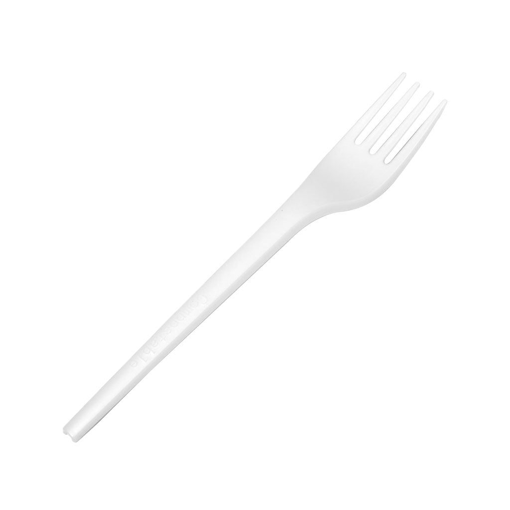6.5" CPLA Compostable Spoons or Forks or Knives  - Sold By The Case