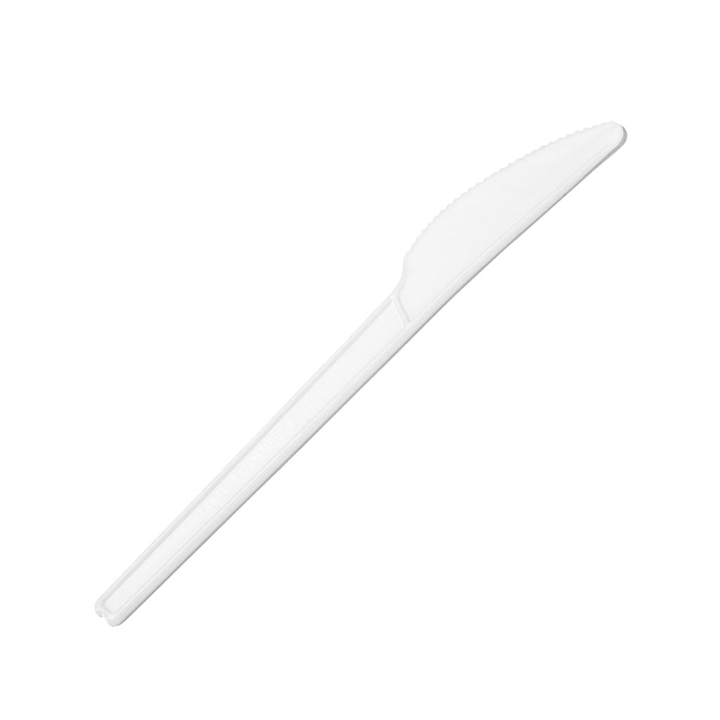 6.5" CPLA Compostable Spoons or Forks or Knives  - Sold By The Case