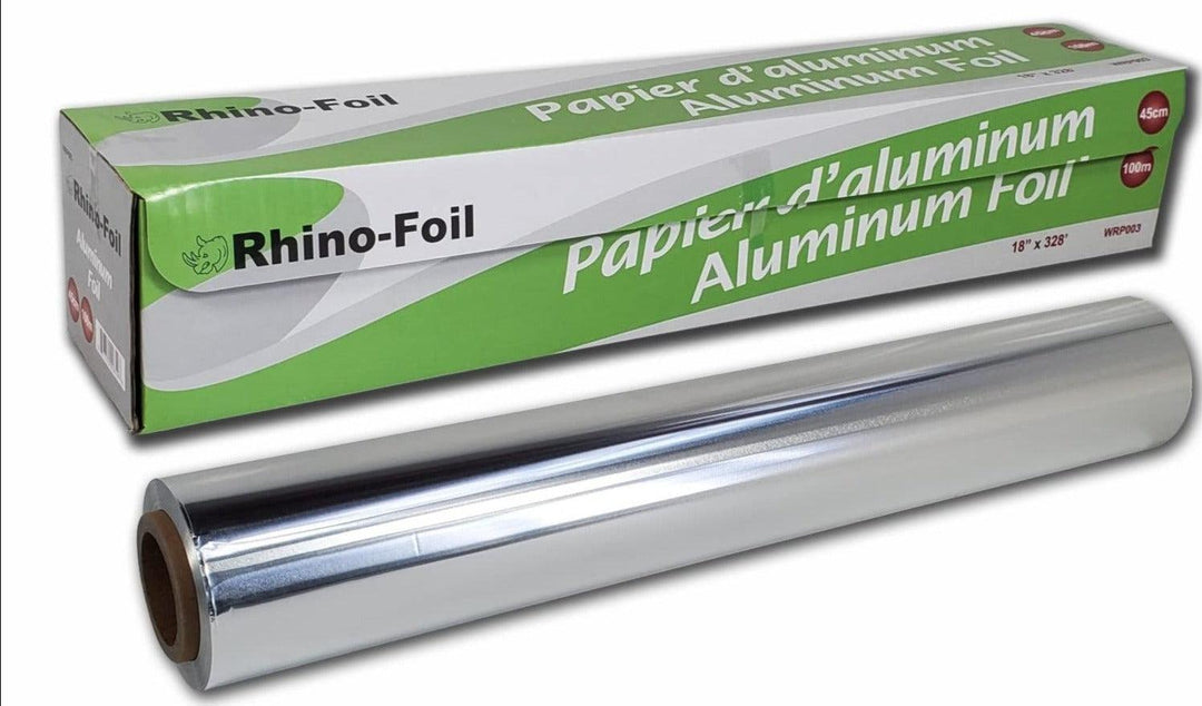 Rhino-Foil - Rouleau de feuille d'aluminium de 45 cm (18 po) - 100 m