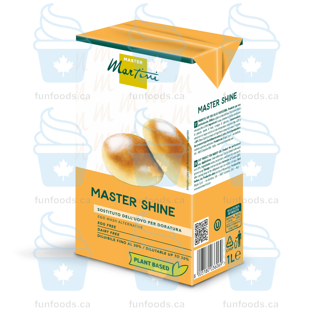 Master Shine Alternative à l'œuf en poudre à base de plantes - Boîte de 12 x 1L - Master Martini Canada