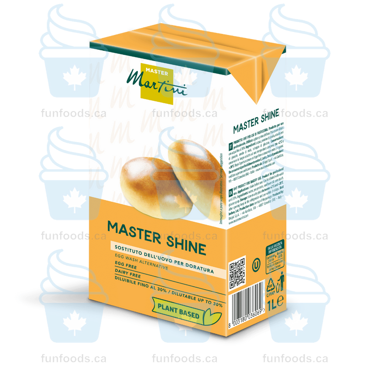 Master Shine Alternative à l'œuf en poudre à base de plantes - Boîte de 12 x 1L - Master Martini Canada