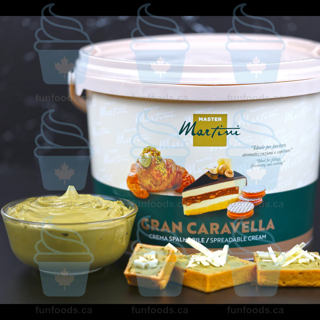 Gran Caravella Pistacchio pistachio cream- Perfect for filling, flavoring & covering - Canadian Distributor