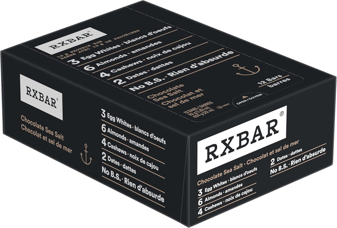 RXBAR – Barre protéinée – Chocolat sel de mer – 12 x 52 g