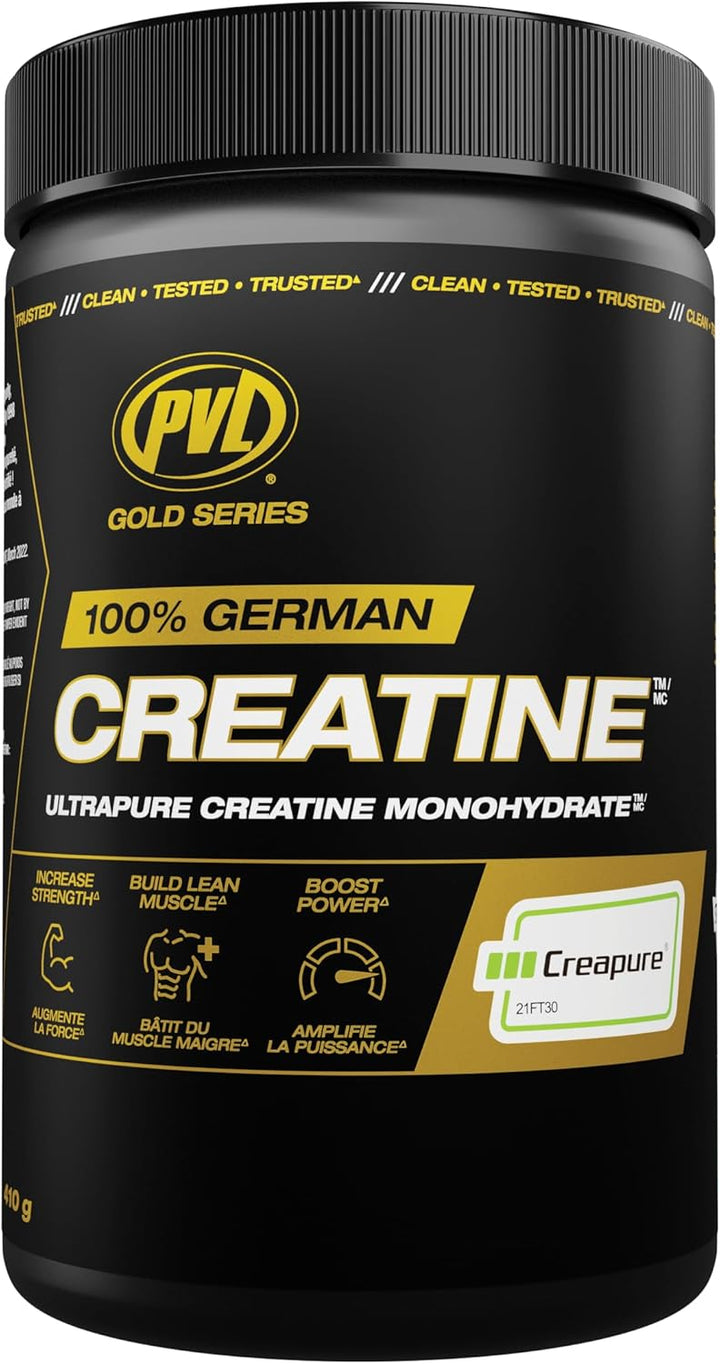 PVL – Creapure Creatine Monohydrate Powder – Unflavored – 410 g, 82 Servings