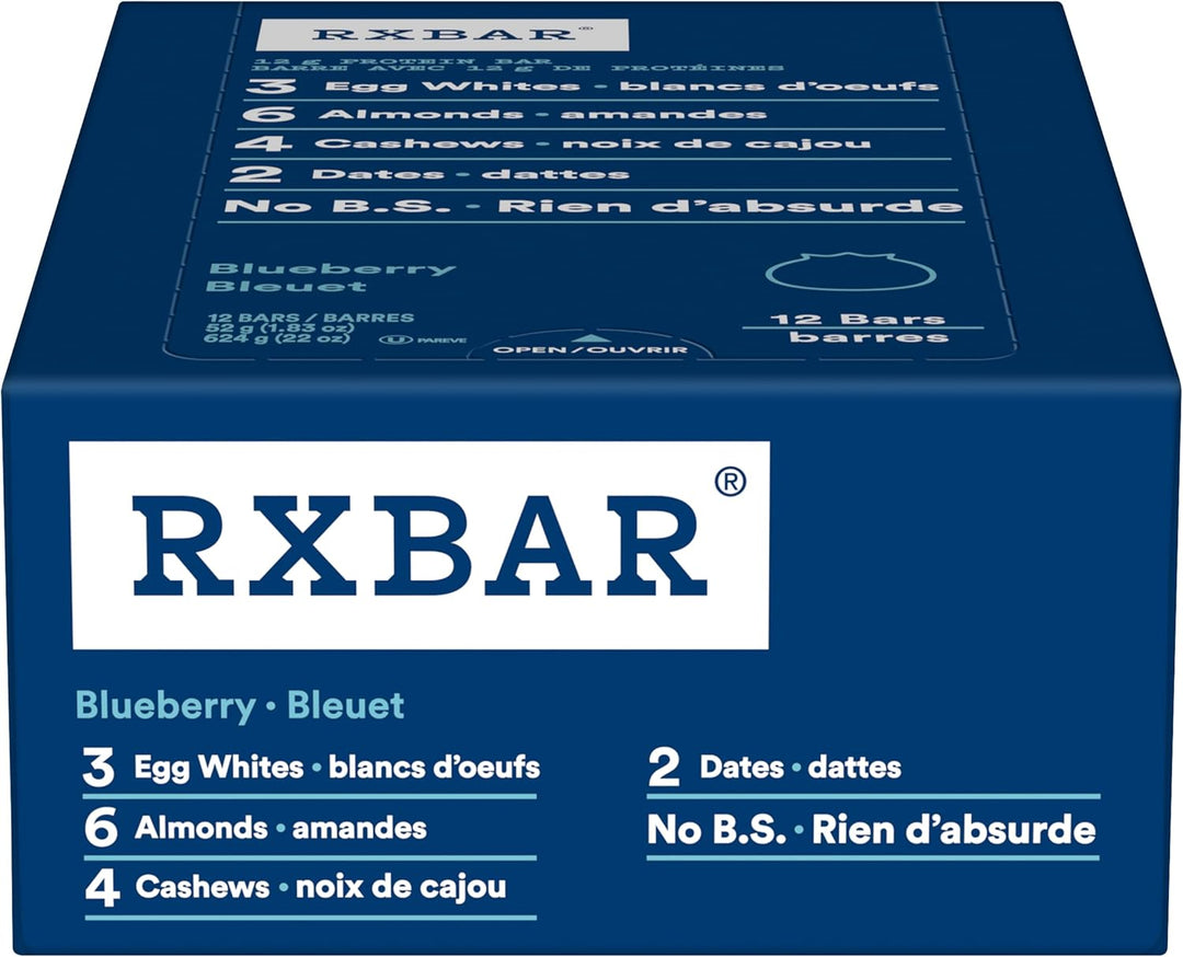 RXBAR – Barre protéinée – Myrtille – 12 x 52 g