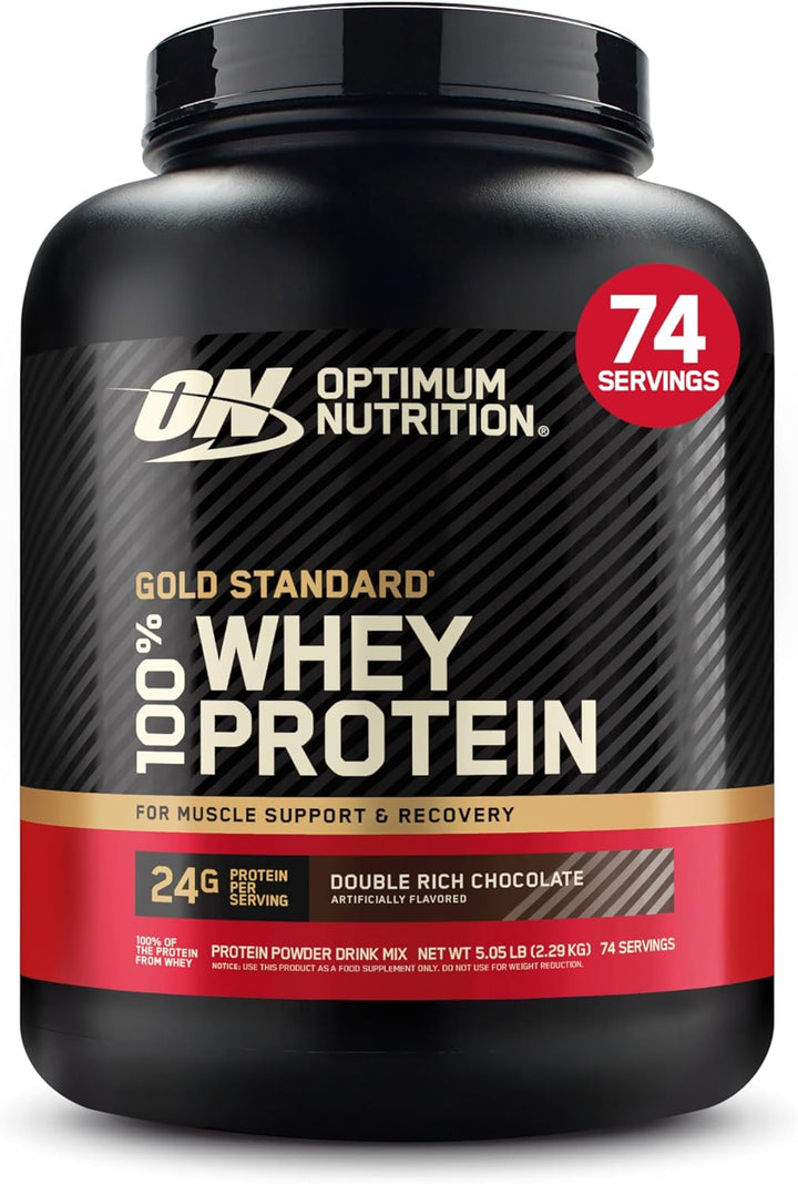 Optimum Nutrition – Gold Standard Whey Protein – Double Rich Chocolate – 5 lb