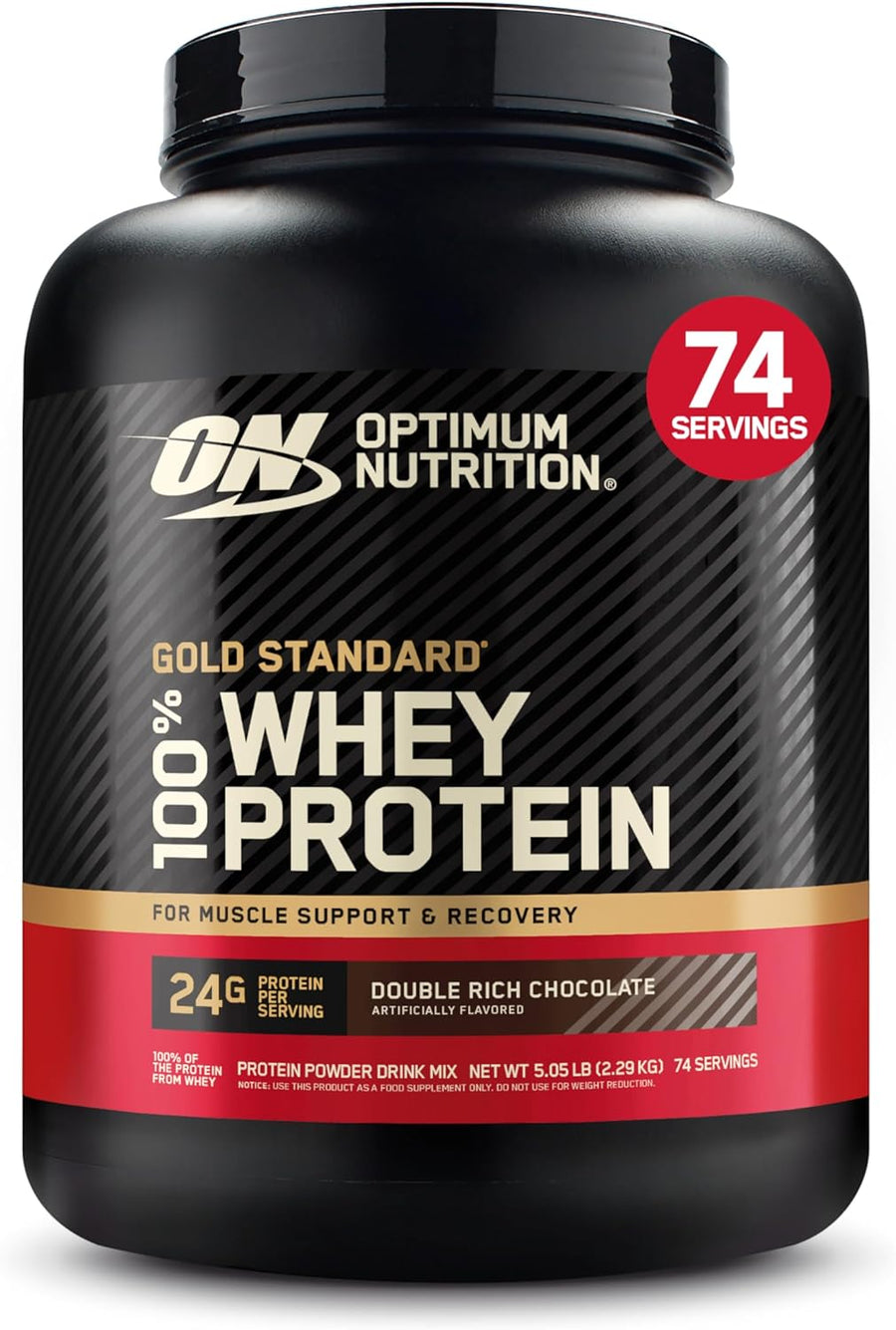 Optimum Nutrition – Gold Standard Whey Protein – Double Rich Chocolate – 5 lb