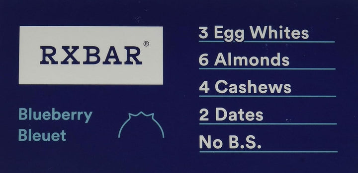 RXBAR – Barre protéinée – Myrtille – 12 x 52 g
