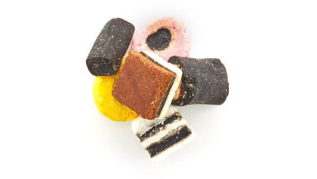 Waterbridge Assorted Licorice Candies - 26.5 LB Box - Premium Ice Cream and Dessert Toppings, Mix-Ins and Inclusions