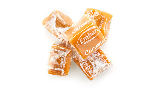 Creamy Caramel Candies - 25 LB Box