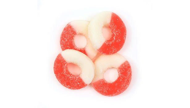 Gummy watermelon rings - 18 LB Box