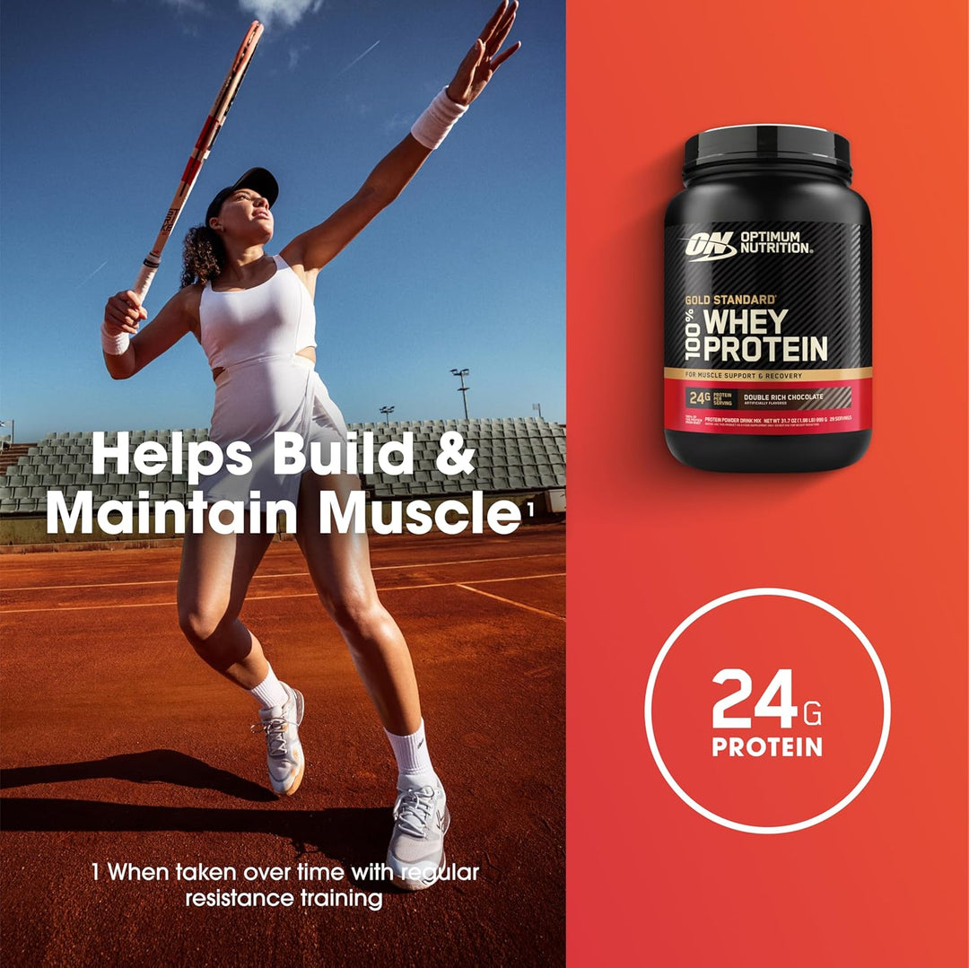 Optimum Nutrition – Gold Standard Whey Protein – Double Rich Chocolate – 5 lb