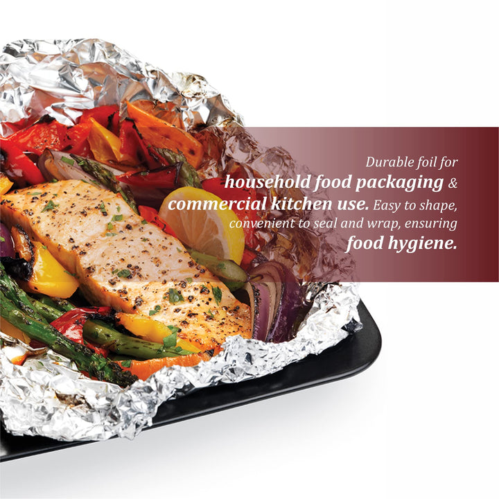 Rhino-Foil - Rouleau de feuille d'aluminium de 45 cm (18 po) - 100 m