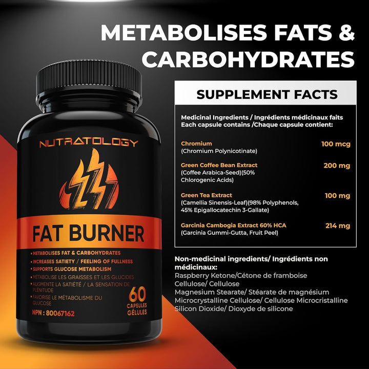 Nutratology – Thermogenic Fat Burner – 60 Capsules