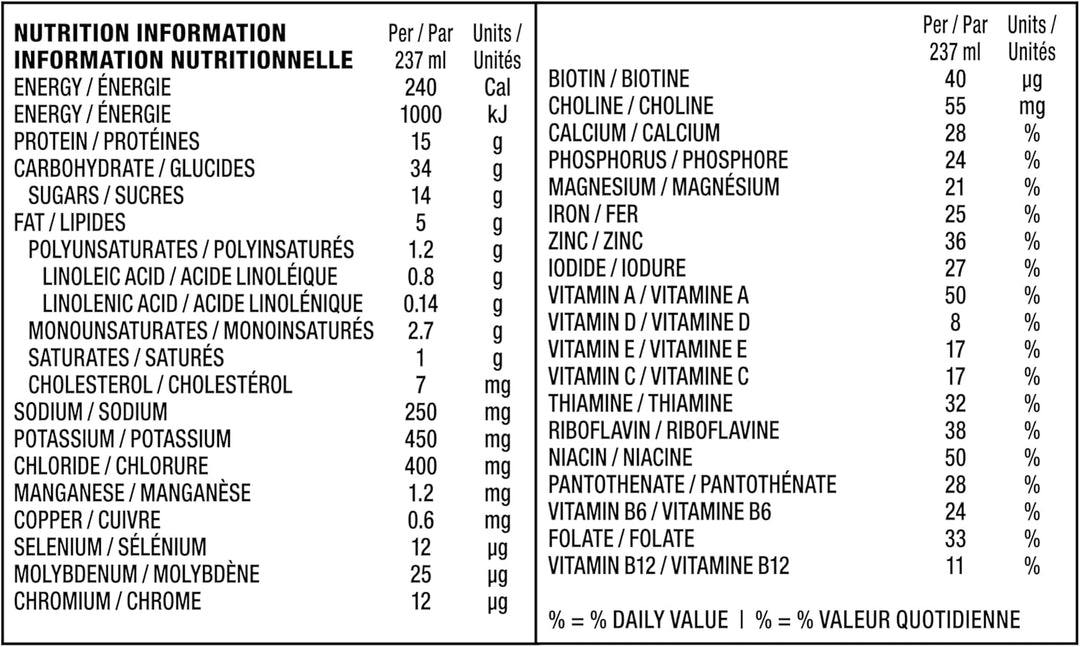 BOOST – Boisson repas riche en protéines – Chocolat – 24 x 237 ml