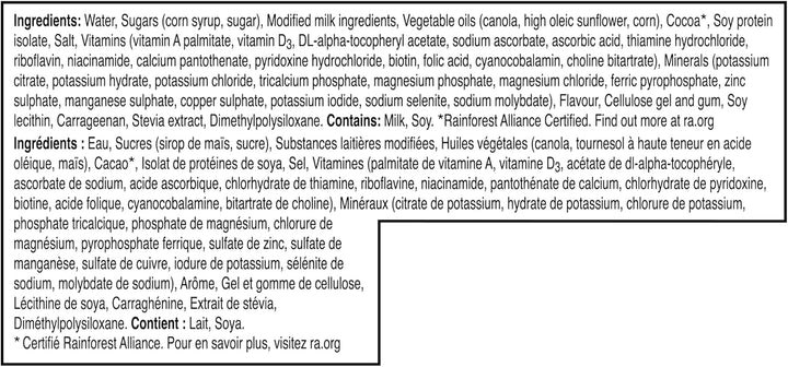 BOOST – Boisson repas riche en protéines – Chocolat – 24 x 237 ml