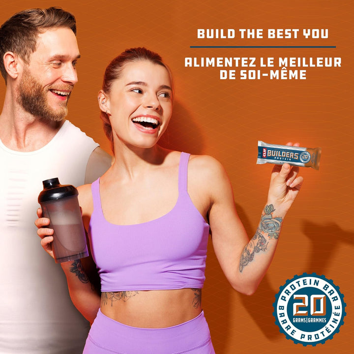 Clif Builders – Barres protéinées – Chocolat et beurre de cacahuète – Pack de 12