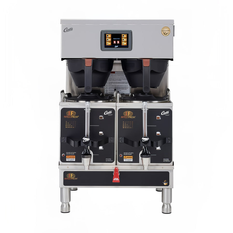 Wilbur Curtis G4GEMTIF10A1000 - Automatic Twin Satellite Coffee Brewer & Dispenser  1.5 Gallons