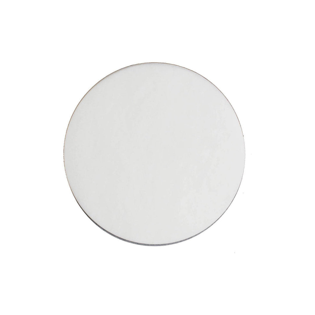 9" Silver Round, 0.08" Thin Cake Board - 50 pieces