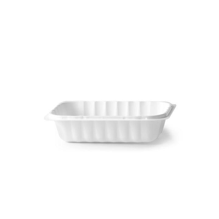 Alcas® Compostable To Go Container -  White
