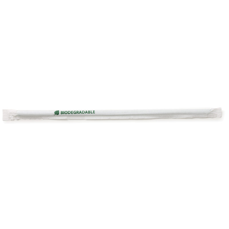 Alcas® Compostable individually packaged straws