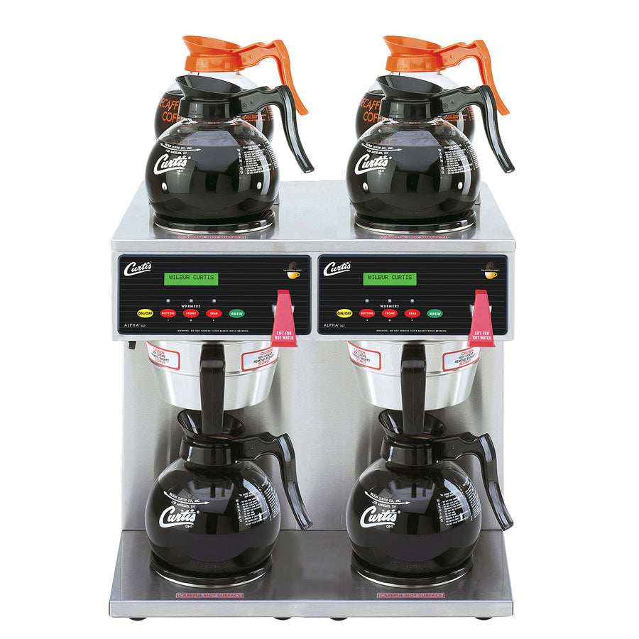 Wilbur Curtis ALP6GTN63A000 - G3 Alpha Decanter Coffee Brewers - 6 Decanter Station Twin with 4 Upper and 2 Lower Warmers
