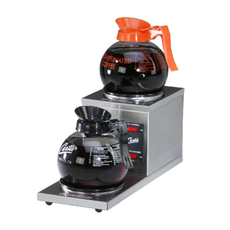 Wilbur Curtis AW-2S-10 - Alpha Warmers - 2 Station Step-Up Decanter Warmer