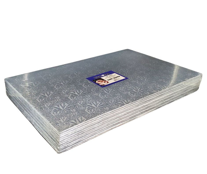 Decora - Cake Board - Silver - Full Slab - 17x25x1/4