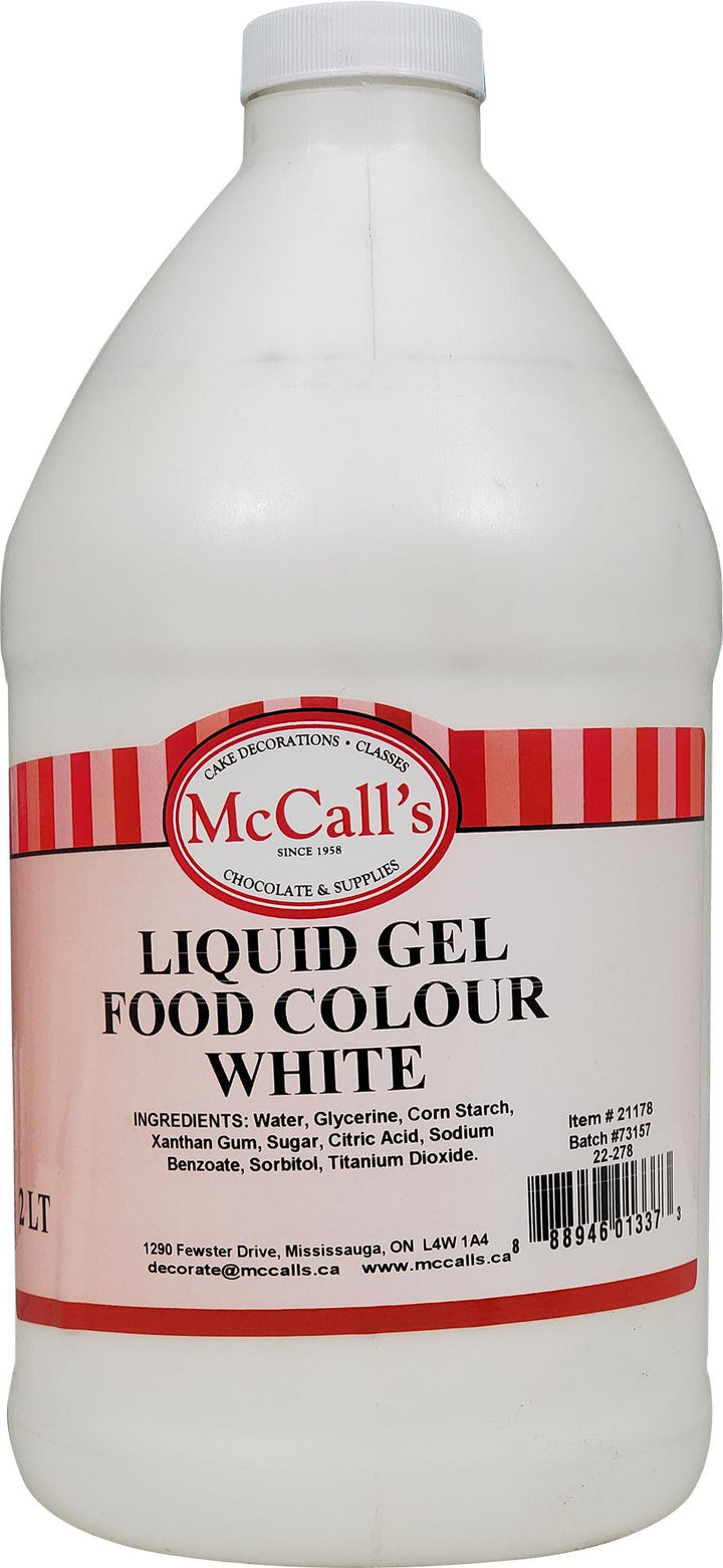 McCall's - Colorant alimentaire liquide en gel - Blanc