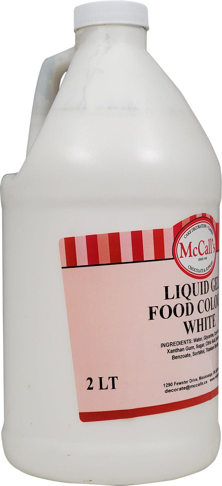 McCall's - Colorant alimentaire liquide en gel - Blanc