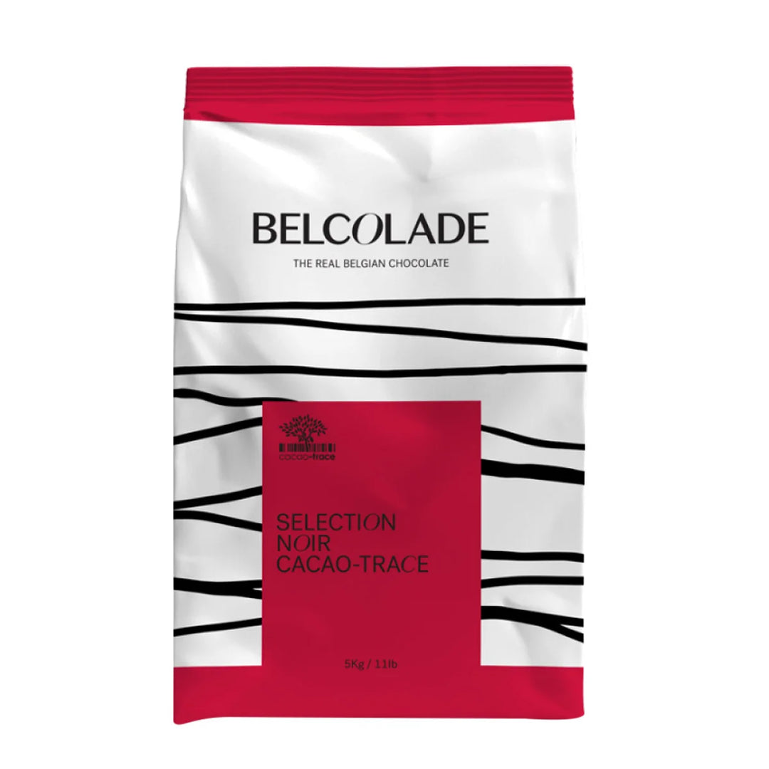 Belcolade Noir Selection 55% Dark Couverture Chocolate Discs - Canadian Distribution