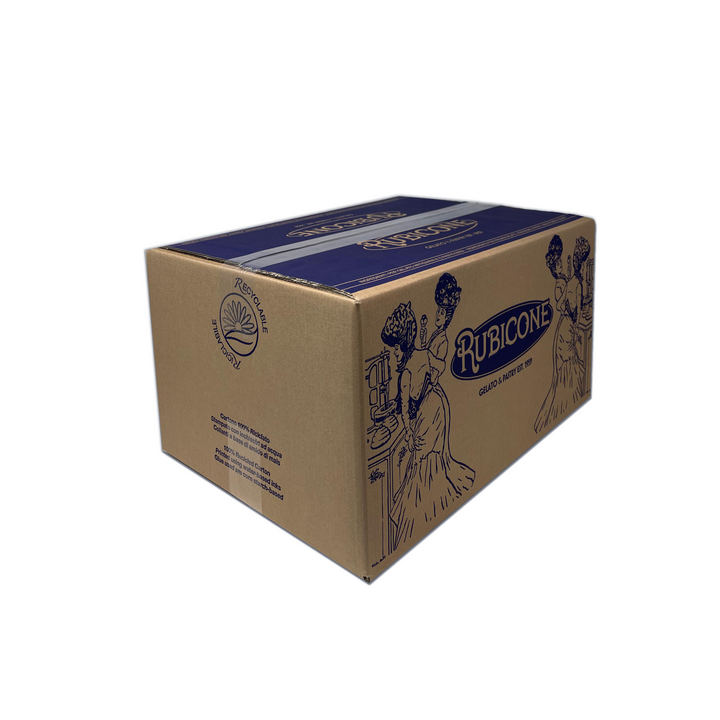 Rubicone box of powder for soft serve and gelato