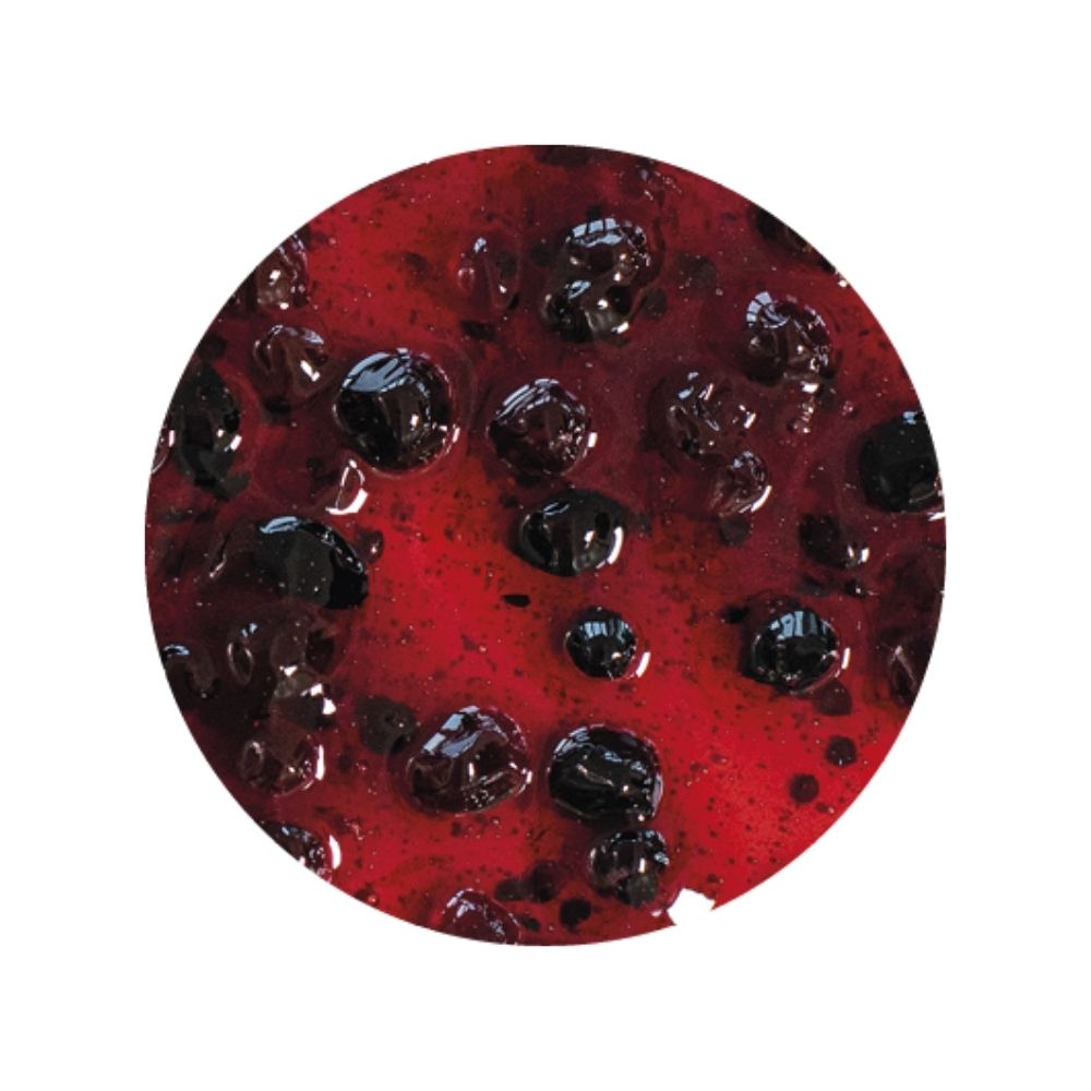 Mixed Wild Berry Sundae Topping Texture Image