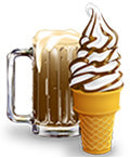 ROOT BEER FLAVOR - Original “Stripe” Syrup For Soft Serve by Flavor Burst Canada - 1 Gallon (3.8 liters)