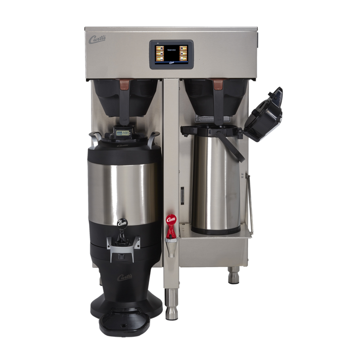 Wilbur Curtis G4TP2T10A3500 - G4 Twin 1.5 Gal. Coffee Brewer with Shelf