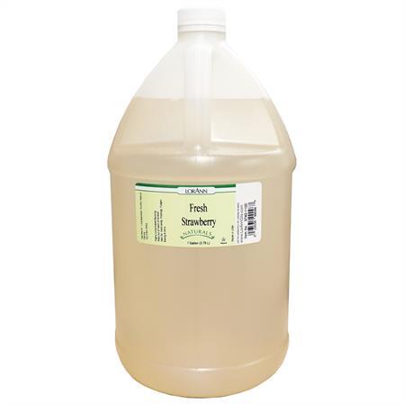 Fresh Strawberry Flavoring - Compounded Natural Flavors 1 Gallon